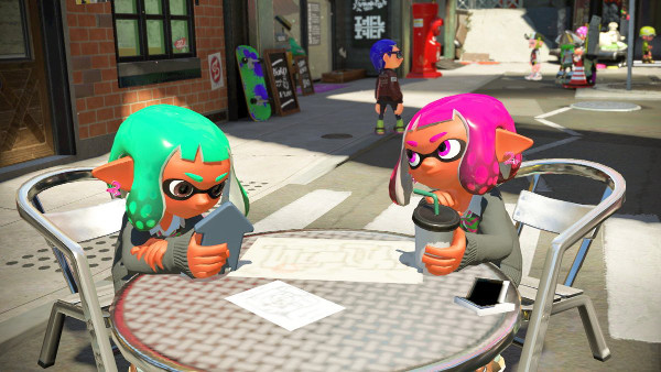 amiiboと記念撮影